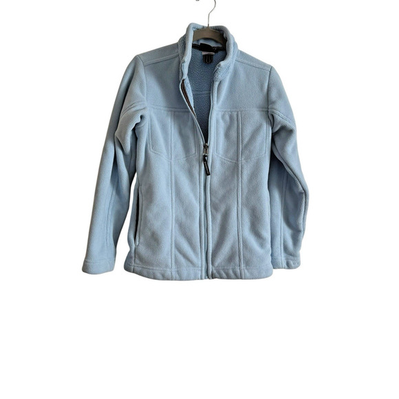 Patagonia Synchilla Fleece Full Zip Jacket Women’s XS Light Blue Retro Outdoor - Picture 1 of 7